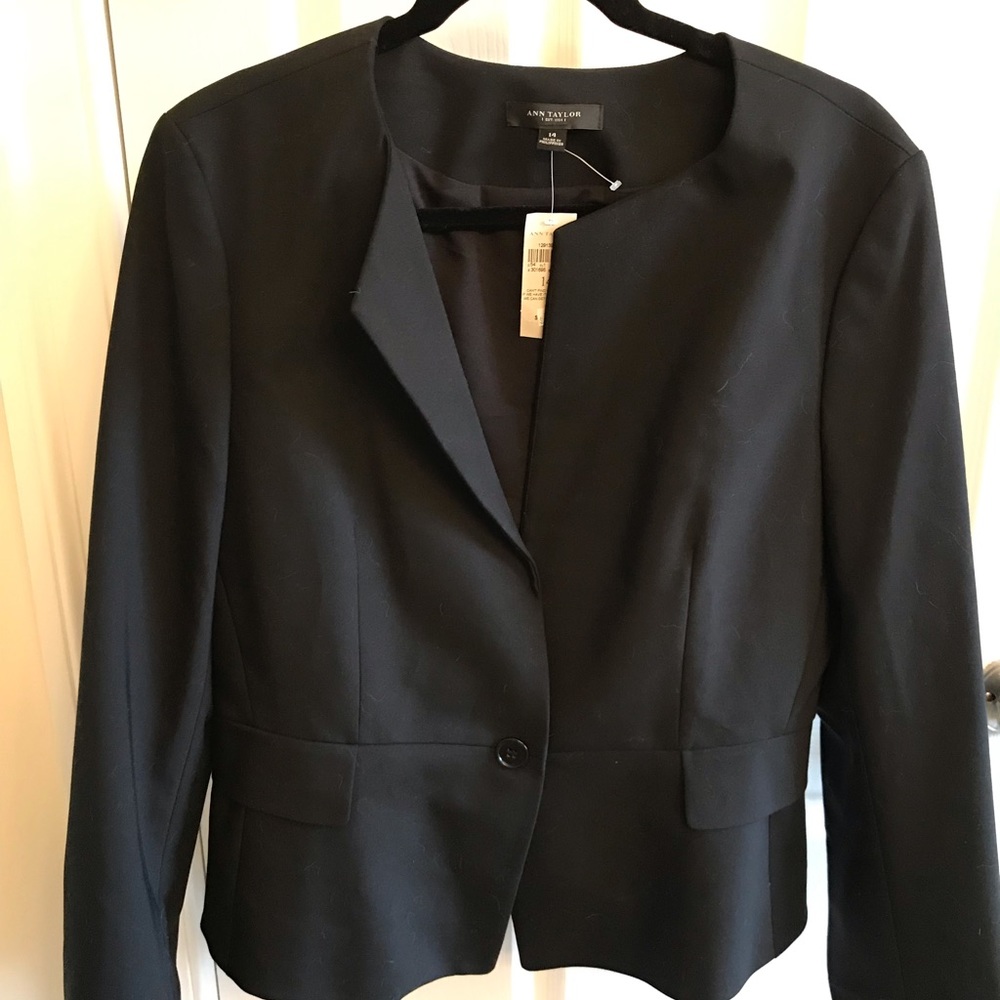 NWT Ann Taylor peplum jacket